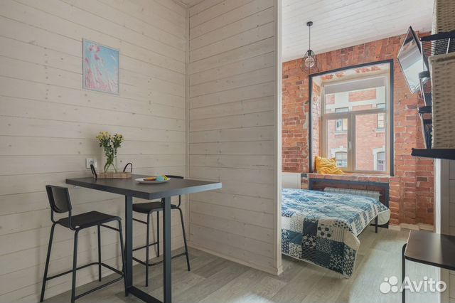 

Квартира-студия в апарт-отеле, 25 м², 2 кровати