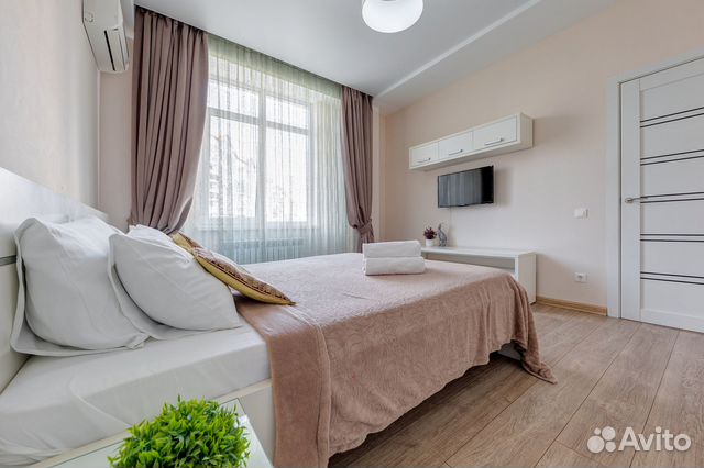 

1-к. квартира, 36 м², 2 кровати