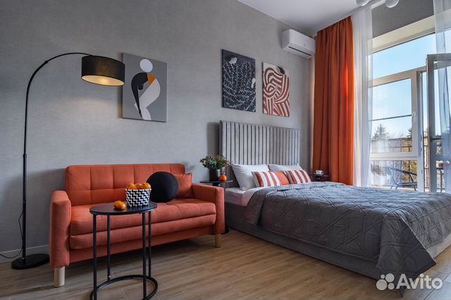 

Квартира-студия, 30 м², 2 кровати