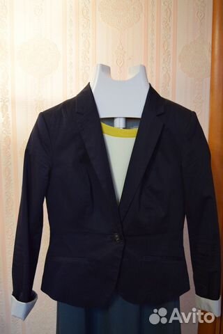 Пиджак синий 44 HM жакет