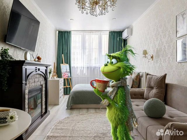 

1-к. квартира, 60 м², 3 кровати