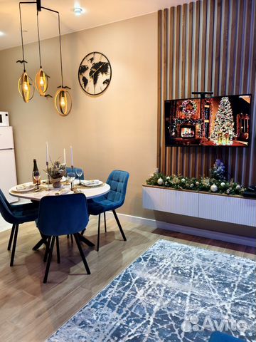 

Квартира-студия, 45 м², 2 кровати
