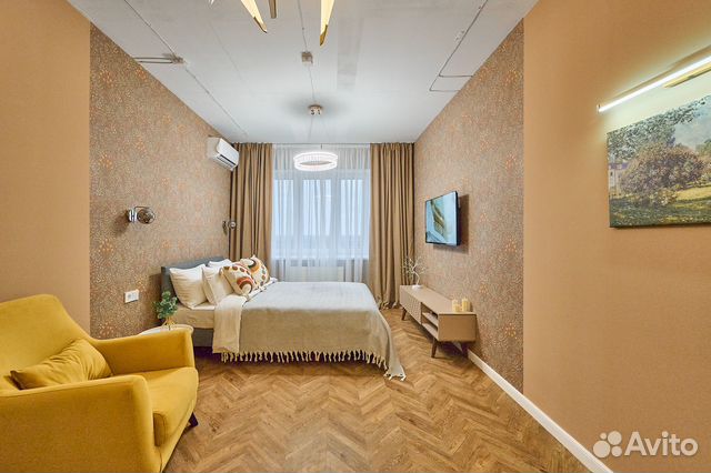 

1-к. квартира, 40 м², 2 кровати