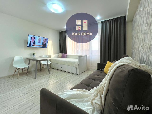 

Квартира-студия, 30 м², 2 кровати