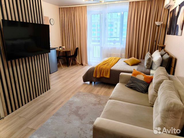 

Квартира-студия, 25 м², 2 кровати