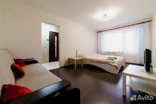 

1-к. квартира, 45 м², 2 кровати