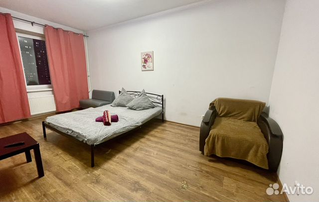 

1-к. квартира, 38 м², 2 кровати