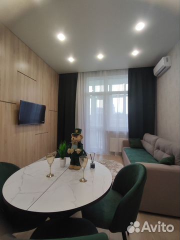 

1-к. квартира, 38 м², 2 кровати