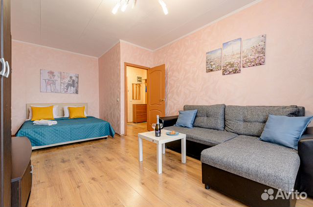 

1-к. квартира, 40 м², 2 кровати
