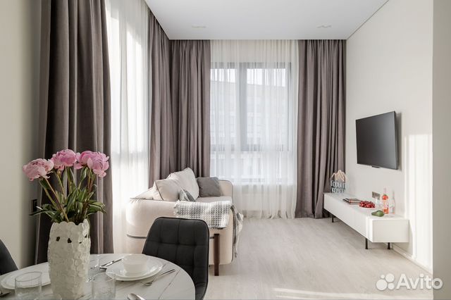 

1-к. квартира, 41 м², 2 кровати