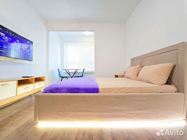 

Квартира-студия, 29 м², 2 кровати