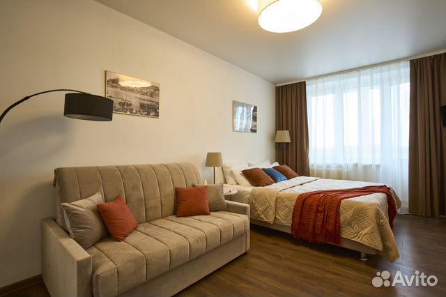 

1-к. квартира, 30 м², 2 кровати