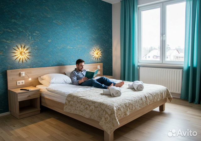 

1-к. квартира, 47 м², 2 кровати