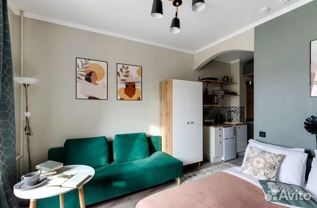 

Квартира-студия, 20 м², 2 кровати