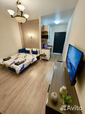 

Квартира-студия, 25 м², 1 кровать