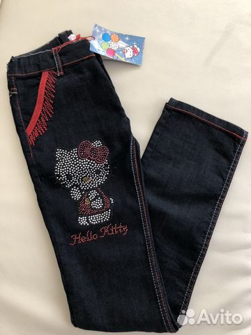 Hello kitty джинсы новые