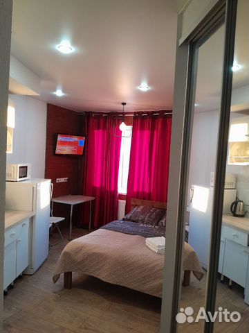 

Квартира-студия, 28 м², 1 кровать