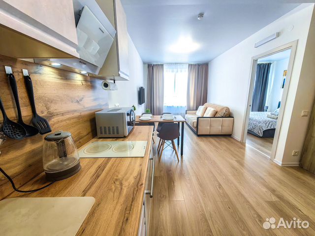 

1-к. квартира, 39 м², 2 кровати