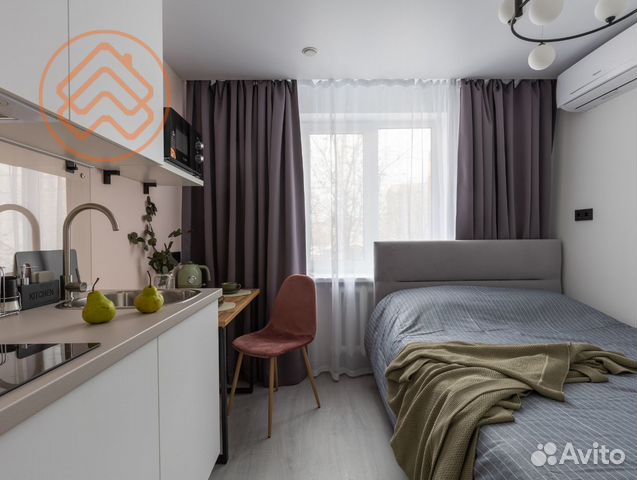 

Квартира-студия, 14 м², 1 кровать