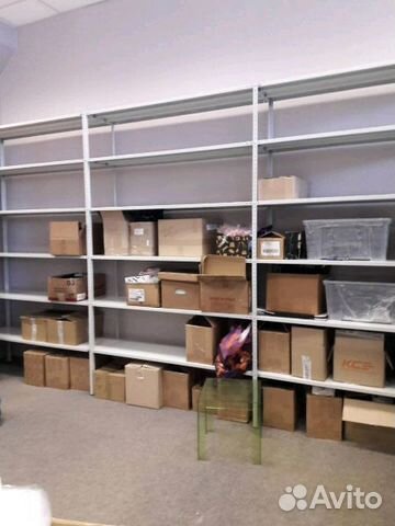 Шкаф стеллаж металлический для вещей и коробок