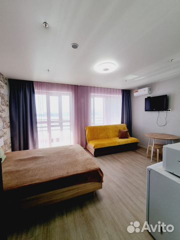 

Квартира-студия, 33 м², 2 кровати