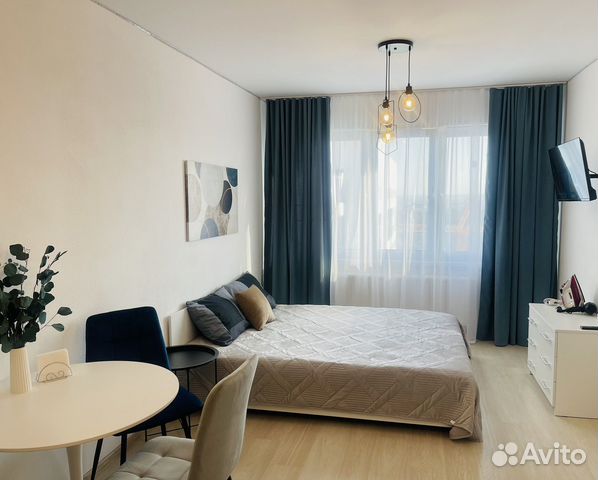 

Квартира-студия, 30 м², 3 кровати