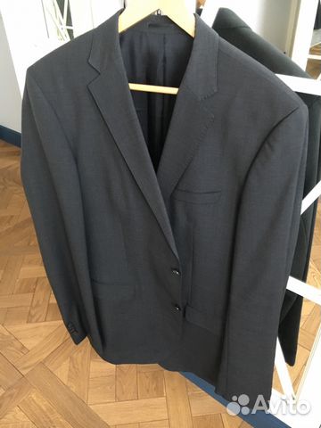 Пиджак мужской Hugo Boss, шерсть, размер 52-54