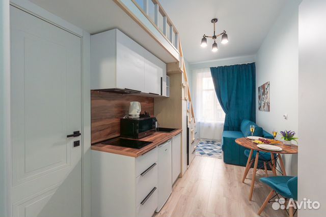 

Квартира-студия, 19 м², 2 кровати