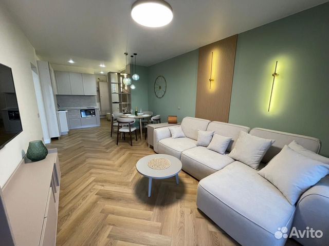 

1-к. квартира, 60 м², 3 кровати