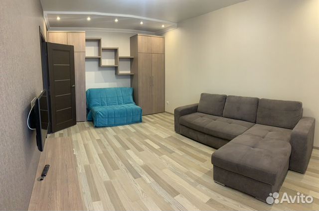 

1-к. квартира, 44 м², 2 кровати
