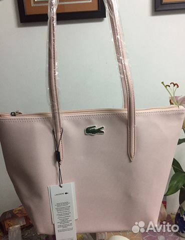Сумка новая lacoste, сумка шоппер летняя