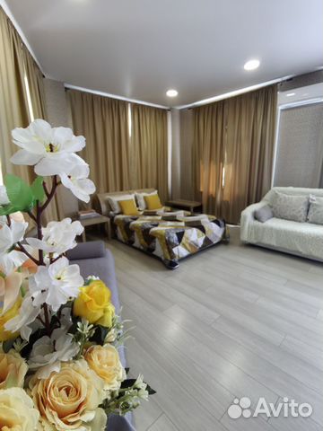 

1-к. квартира, 44 м², 2 кровати