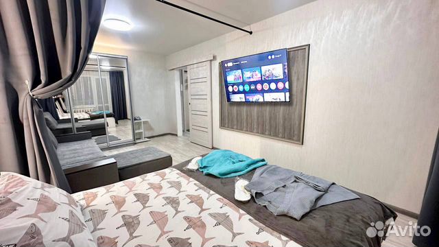 

1-к. квартира, 40 м², 3 кровати
