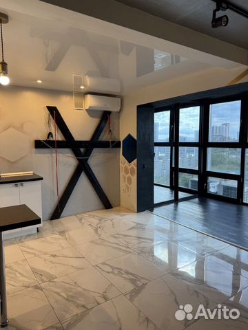 

Квартира-студия, 62 м², 2 кровати