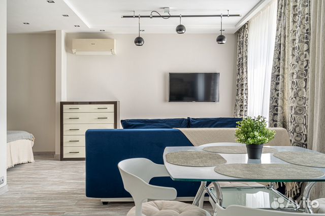 

Квартира-студия, 42,8 м², 2 кровати