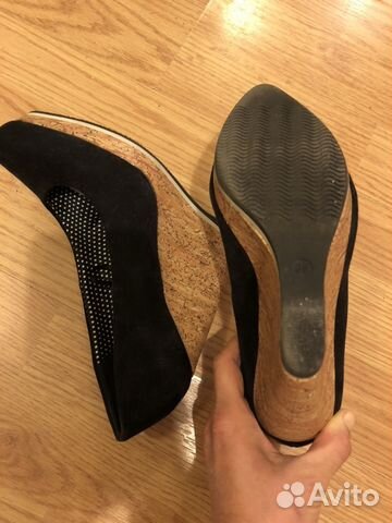 Туфли черные Centro на платформе 36 Туфли черные Centro на платформе 36