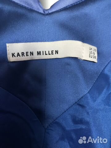 Платье голубое Karen Millen