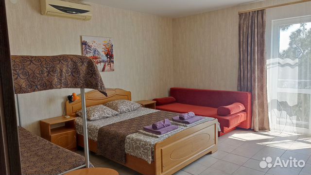 

Квартира-студия, 25 м², 3 кровати