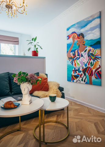 

1-к. квартира, 38 м², 2 кровати