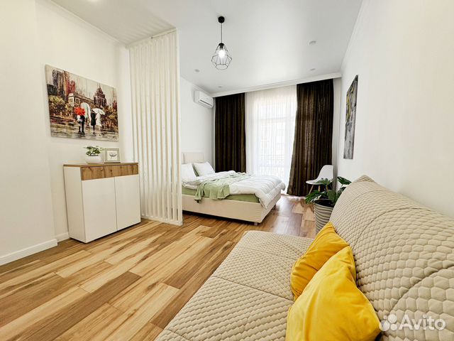 

1-к. квартира, 54 м², 3 кровати