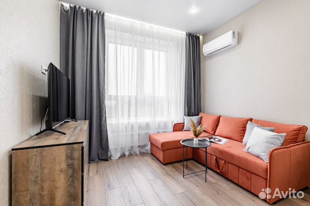 

1-к. квартира, 44,5 м², 2 кровати