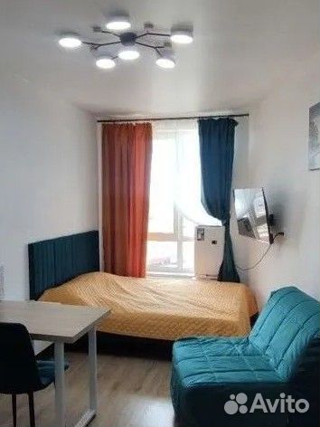 

Квартира-студия, 23 м², 2 кровати