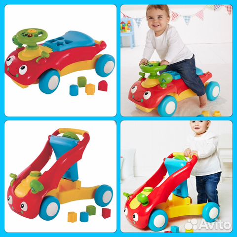 ELC машинка-ходунки-сортер