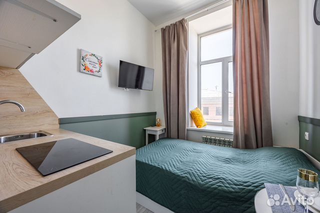 

Квартира-студия, 12 м², 1 кровать