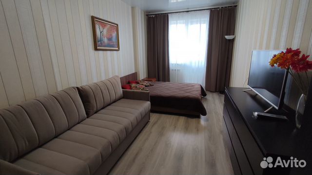 

1-к. квартира, 42 м², 2 кровати