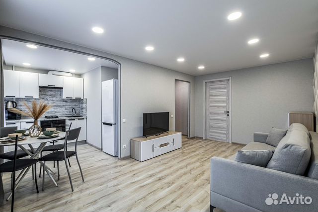 

1-к. квартира, 44 м², 2 кровати