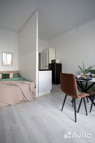 

Квартира-студия, 24 м², 2 кровати