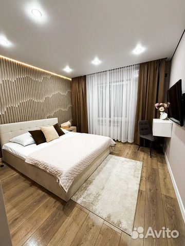 

1-к. квартира, 40 м², 2 кровати