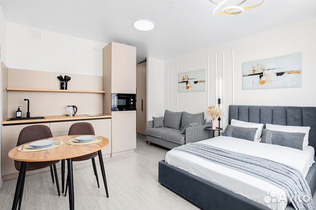 

Квартира-студия, 32,6 м², 1 кровать