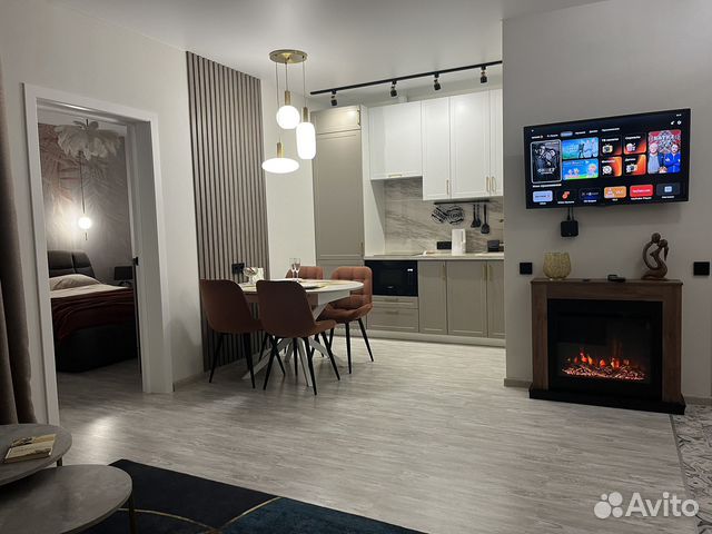 

1-к. квартира, 53 м², 2 кровати
